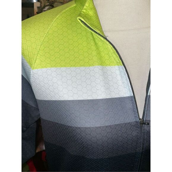 Novara Collared Shirt Short Sleeve Full Zip Closure Multicolor Size M - Picture 6 of 11